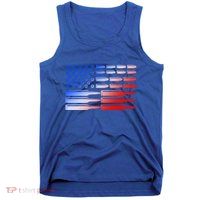 USA American Bullet Flag Tank Top