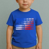 USA American Bullet Flag Toddler T-Shirt