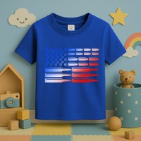 USA American Bullet Flag Toddler T-Shirt