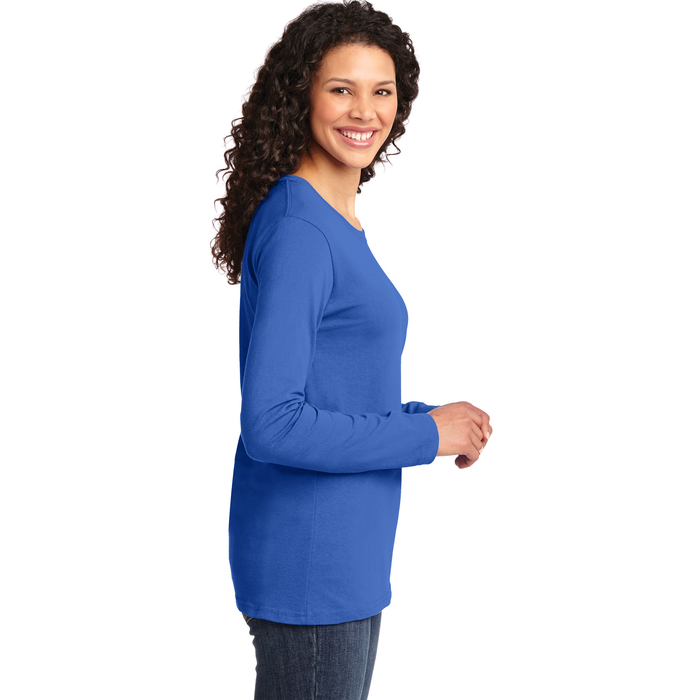 USA American Bullet Flag Ladies Long Sleeve Shirt