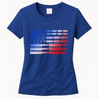 USA American Bullet Flag Womens T-Shirt