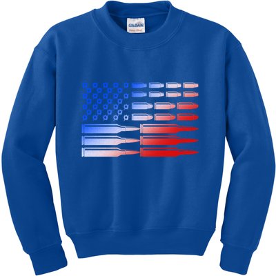 USA American Bullet Flag Kids Sweatshirt