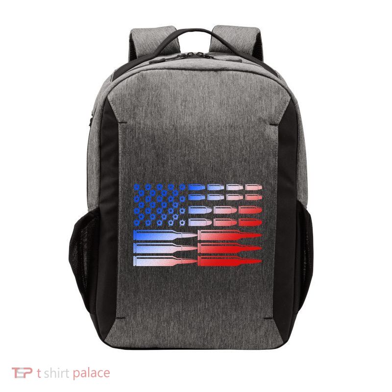 USA American Bullet Flag Vector Backpack