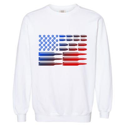 USA American Bullet Flag Garment-Dyed Sweatshirt