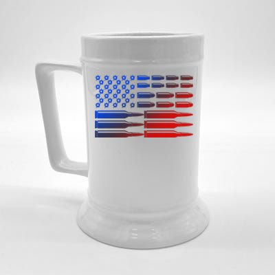 USA American Bullet Flag Beer Stein