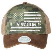 Unwoke Awake But Not Woke Legacy Tie Dye Trucker Hat