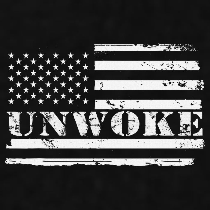 Unwoke Awake But Not Woke Ladies PosiCharge Tri-Blend Wicking Tank