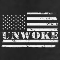 Unwoke Awake But Not Woke Garment-Dyed Fleece Hoodie