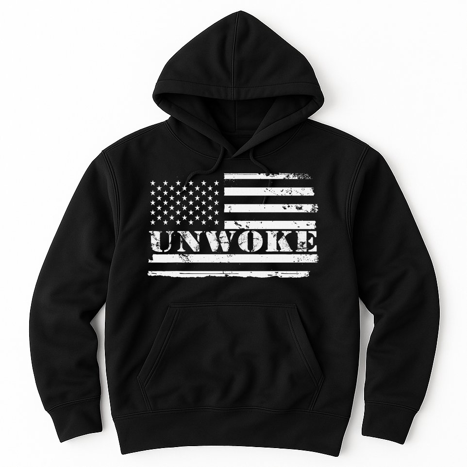 Unwoke Awake But Not Woke Hoodie
