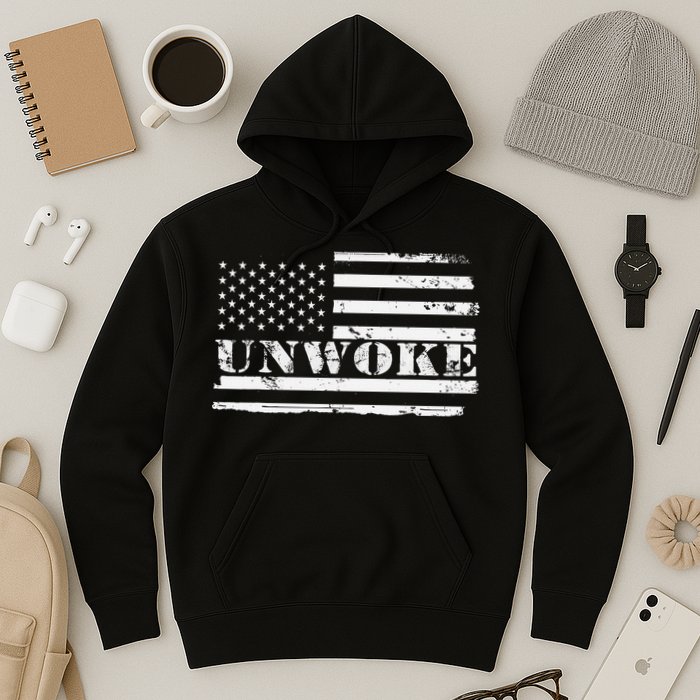 Unwoke Awake But Not Woke Hoodie