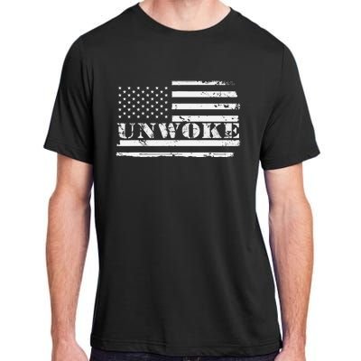 Unwoke Awake But Not Woke Adult ChromaSoft Performance T-Shirt