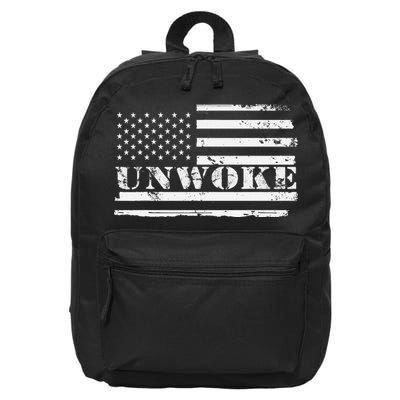 Unwoke Awake But Not Woke 16 in Basic Backpack