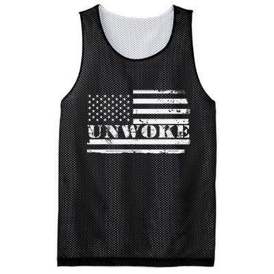 Unwoke Awake But Not Woke Mesh Reversible Basketball Jersey Tank