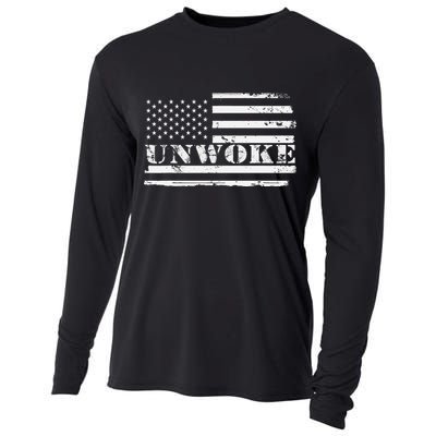 Unwoke Awake But Not Woke Cooling Performance Long Sleeve Crew