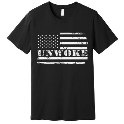 Unwoke Awake But Not Woke Premium T-Shirt