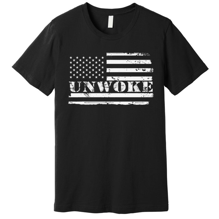 Unwoke Awake But Not Woke Premium T-Shirt