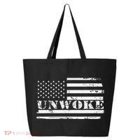 Unwoke Awake But Not Woke 25L Jumbo Tote