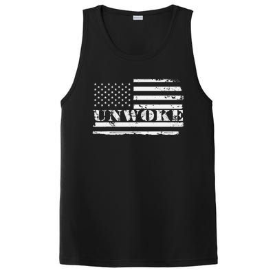 Unwoke Awake But Not Woke PosiCharge Competitor Tank