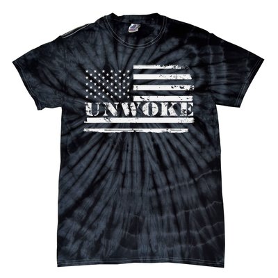 Unwoke Awake But Not Woke Tie-Dye T-Shirt