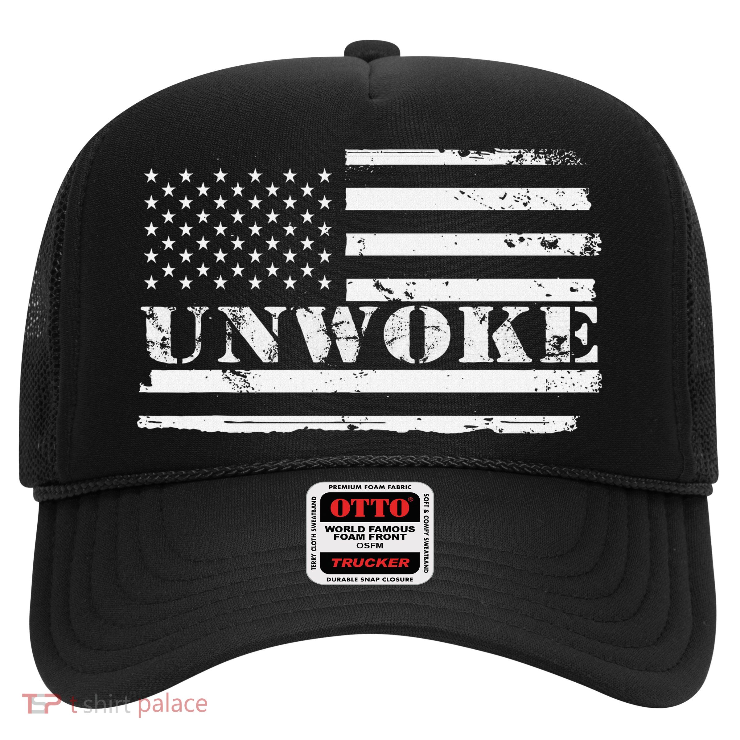 Unwoke Awake But Not Woke Trucker Hat