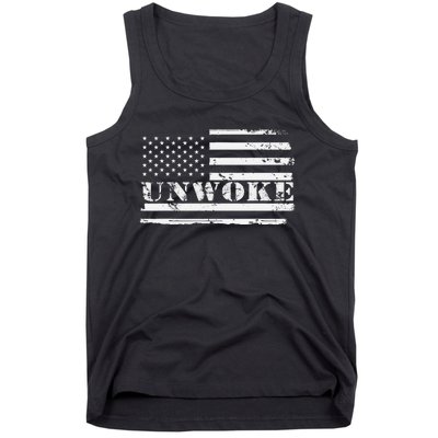 Unwoke Awake But Not Woke Tank Top