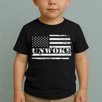 Unwoke Awake But Not Woke Toddler T-Shirt