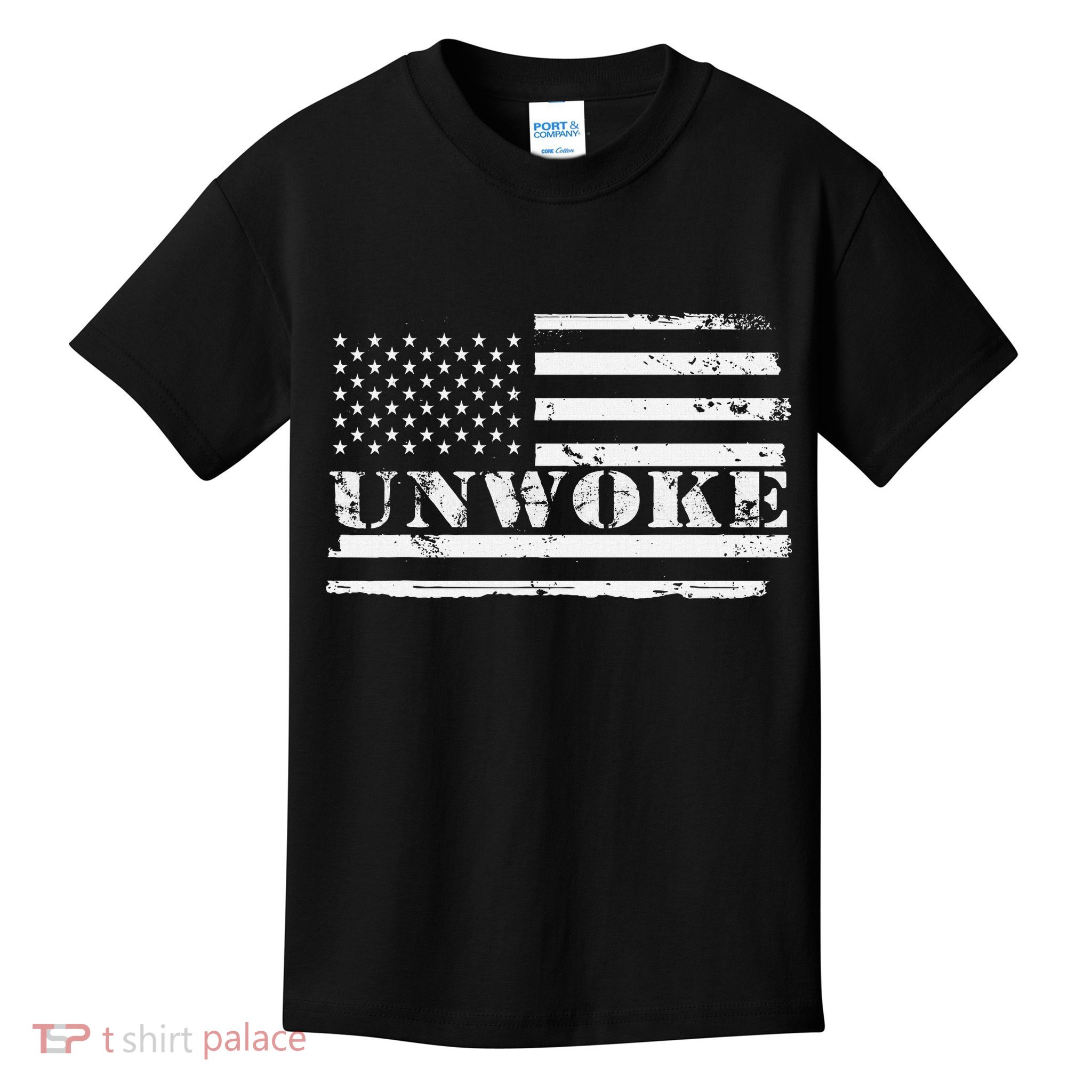 Unwoke Awake But Not Woke Kids T-Shirt