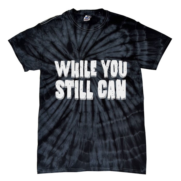 Unite Against Billionaires While You Still Can Frontback Tie-Dye T-Shirt