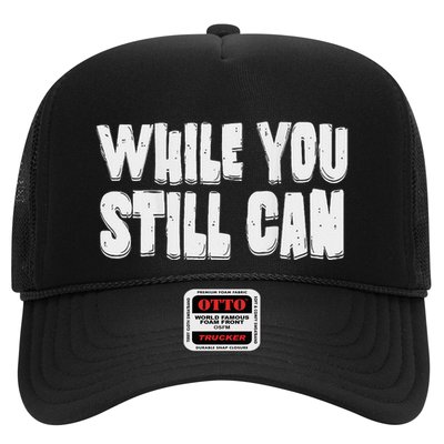 Unite Against Billionaires While You Still Can Frontback Trucker Hat