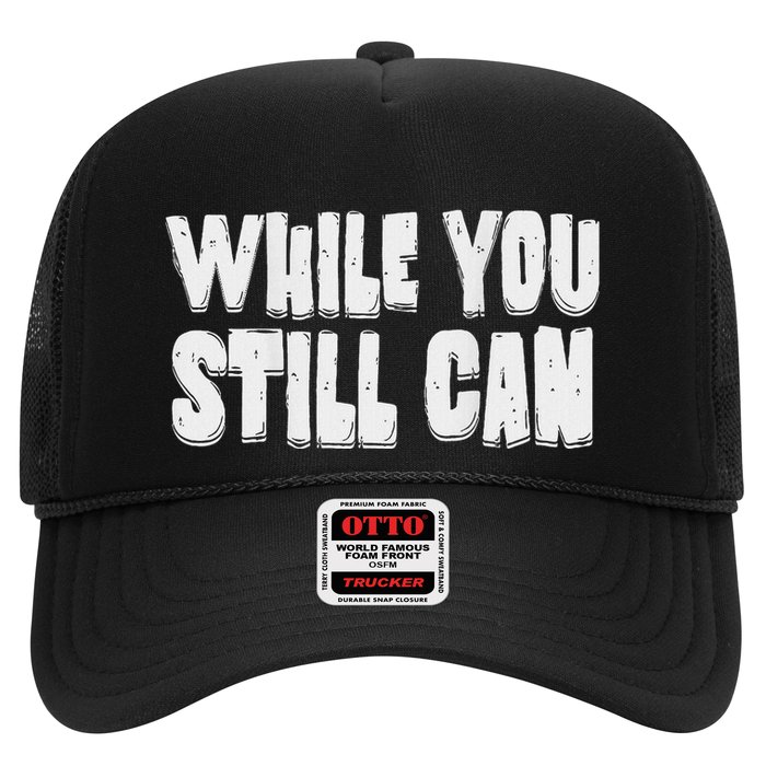 Unite Against Billionaires While You Still Can Frontback Trucker Hat