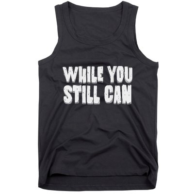 Unite Against Billionaires While You Still Can Frontback Tank Top