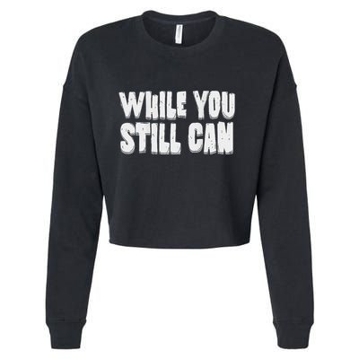 Unite Against Billionaires While You Still Can Frontback Cropped Pullover Crew