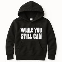 Unite Against Billionaires While You Still Can Frontback Kids Hoodie