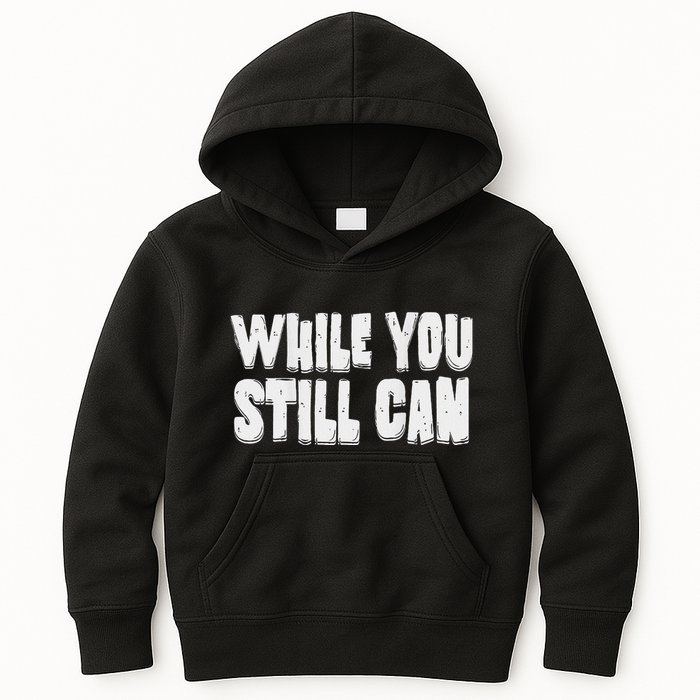 Unite Against Billionaires While You Still Can Frontback Kids Hoodie