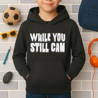 Unite Against Billionaires While You Still Can Frontback Kids Hoodie