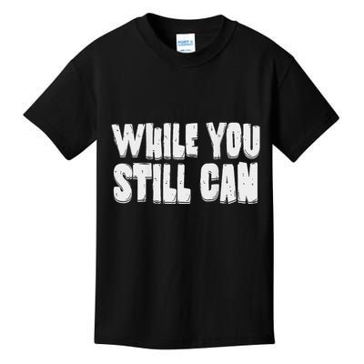 Unite Against Billionaires While You Still Can Frontback Kids T-Shirt