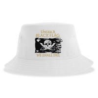 Under A Black Flag We Shall Sail Pirate Sustainable Bucket Hat