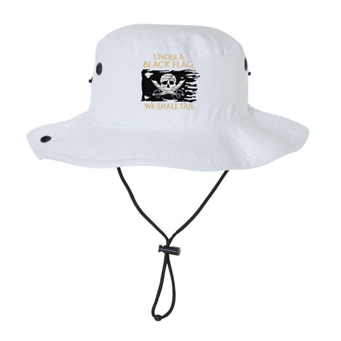 Under A Black Flag We Shall Sail Pirate Legacy Cool Fit Booney Bucket Hat