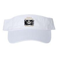 Under A Black Flag We Shall Sail Pirate Valucap Bio-Washed Visor