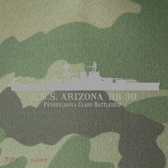 U.S.S. Arizona Bb 39 Battleship Wwii Tech Drawing Legacy Tie Dye Trucker Hat