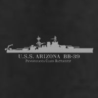 U.S.S. Arizona Bb 39 Battleship Wwii Tech Drawing Adult Drive Performance Visor