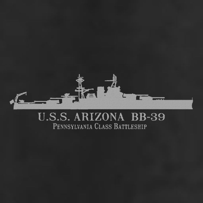 U.S.S. Arizona Bb 39 Battleship Wwii Tech Drawing Adult Drive Performance Visor