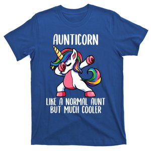 Unicorn Aunt Birthday Party Aunticorn Cute Cool Gift T-Shirt