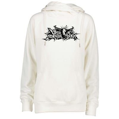 Upon A Burning Body Womens Funnel Neck Pullover Hood