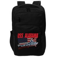 Uss Alabama Bbgift60 Ww2 And Cold War Veteran Battleship Boy Dad Gift Impact Tech Backpack