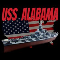 Uss Alabama Bbgift60 Ww2 And Cold War Veteran Battleship Boy Dad Gift Drawstring Bag