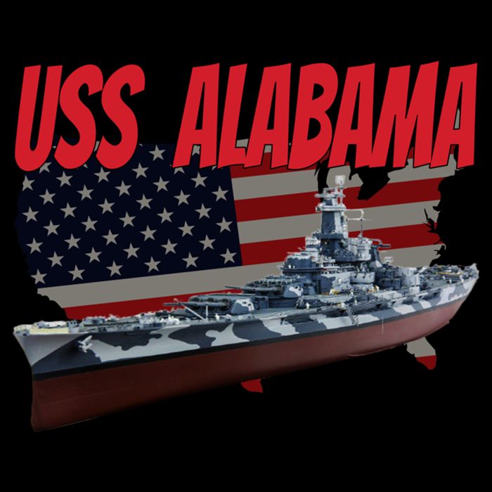 Uss Alabama Bbgift60 Ww2 And Cold War Veteran Battleship Boy Dad Gift Drawstring Bag