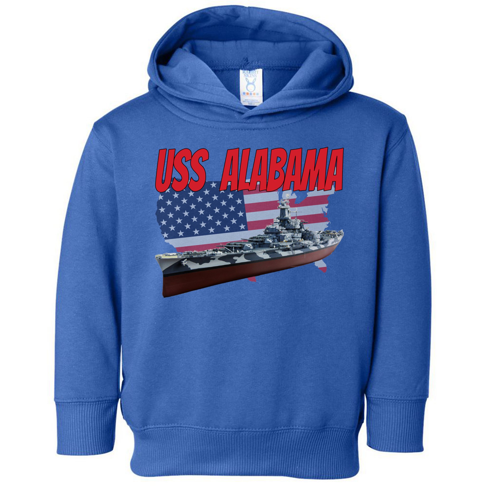 Uss Alabama Bbgift60 Ww2 And Cold War Veteran Battleship Boy Dad Gift Toddler Hoodie