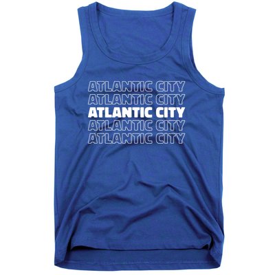 Us American City Resident Usa New Jersey Atlantic City Gift Tank Top