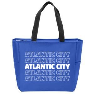 Us American City Resident Usa New Jersey Atlantic City Gift Zip Tote Bag